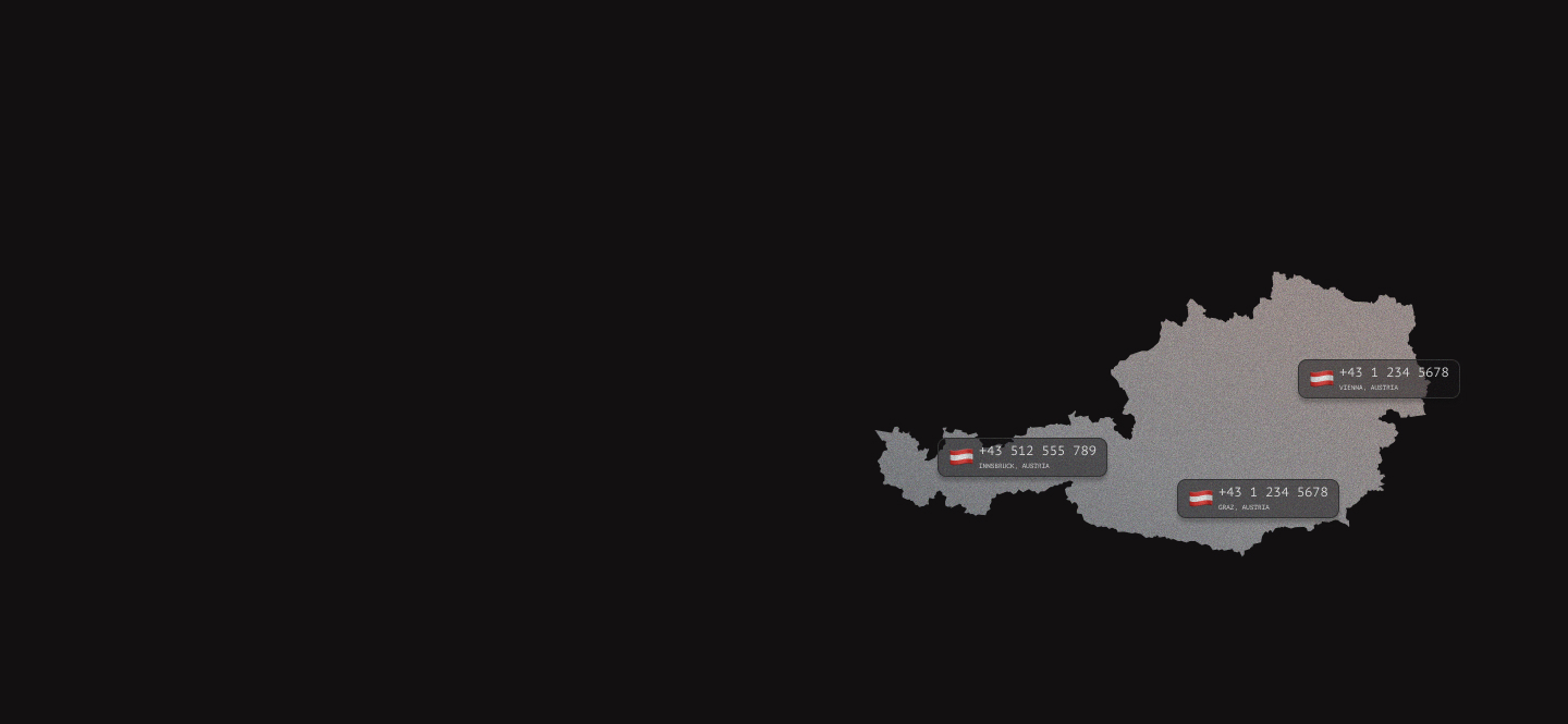 Austria virtual phone numbers