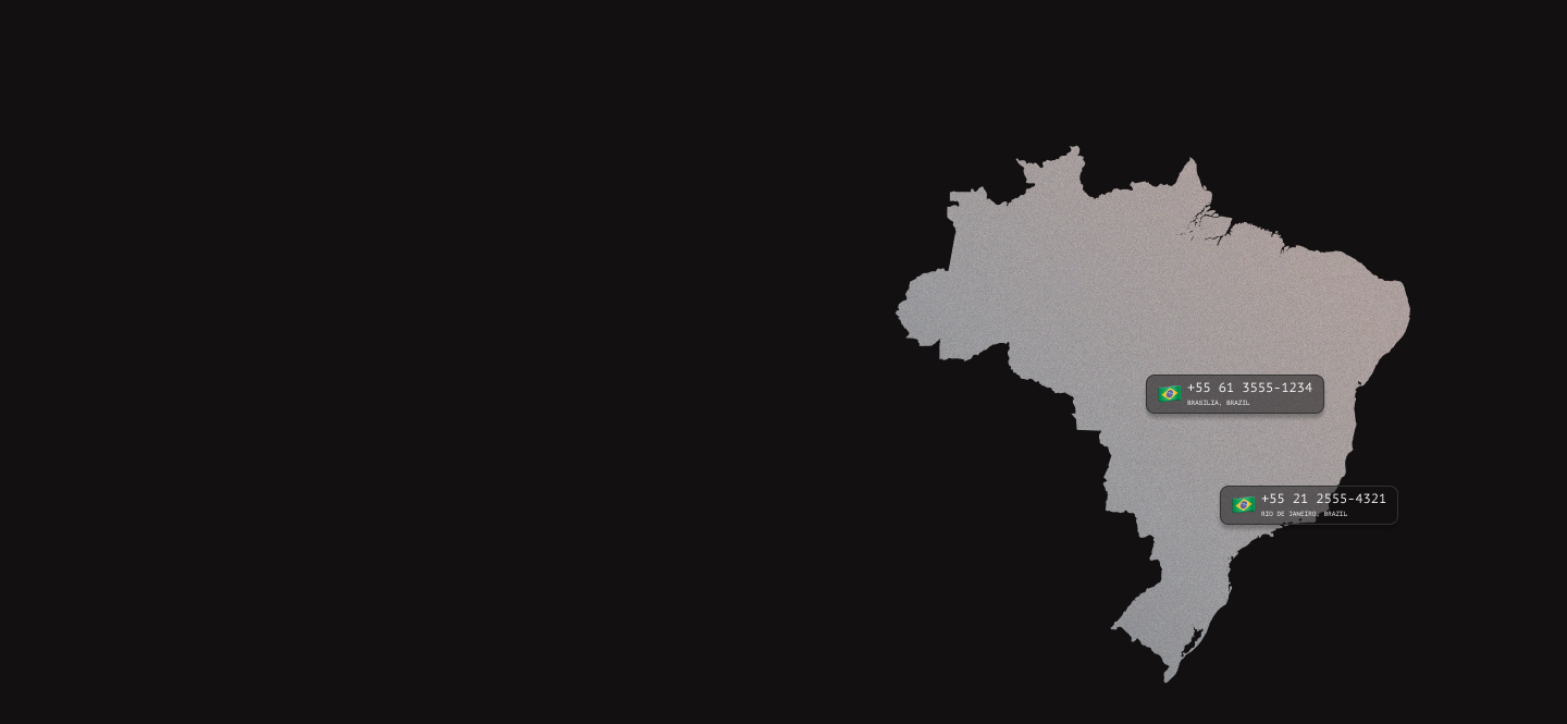 Brazil virtual phone numbers