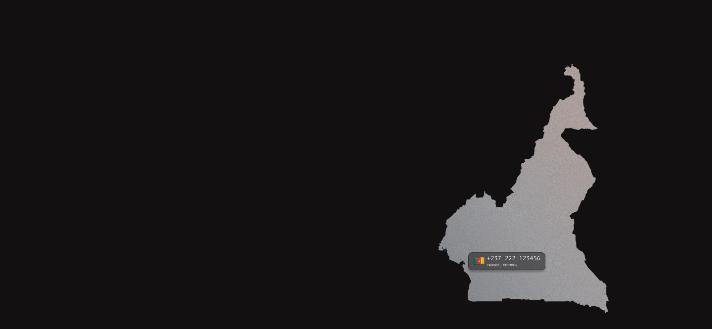 Cameroon virtual phone numbers