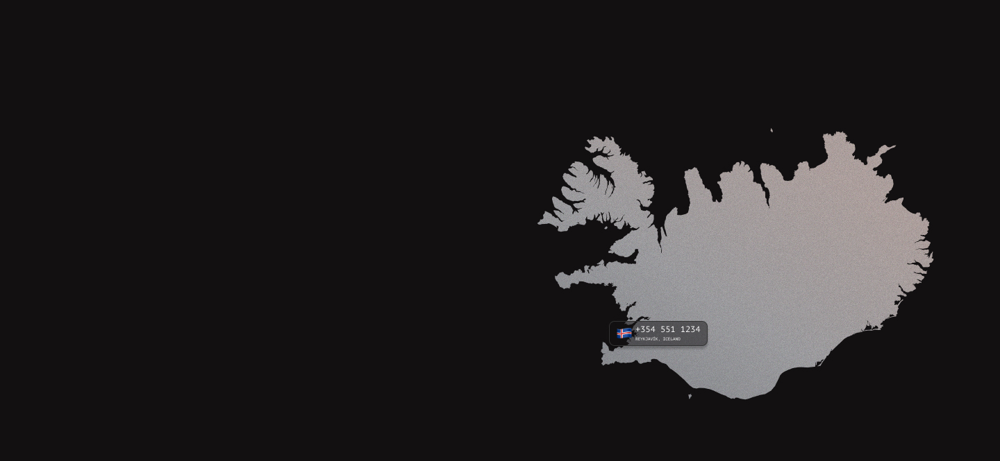 Iceland virtual phone numbers