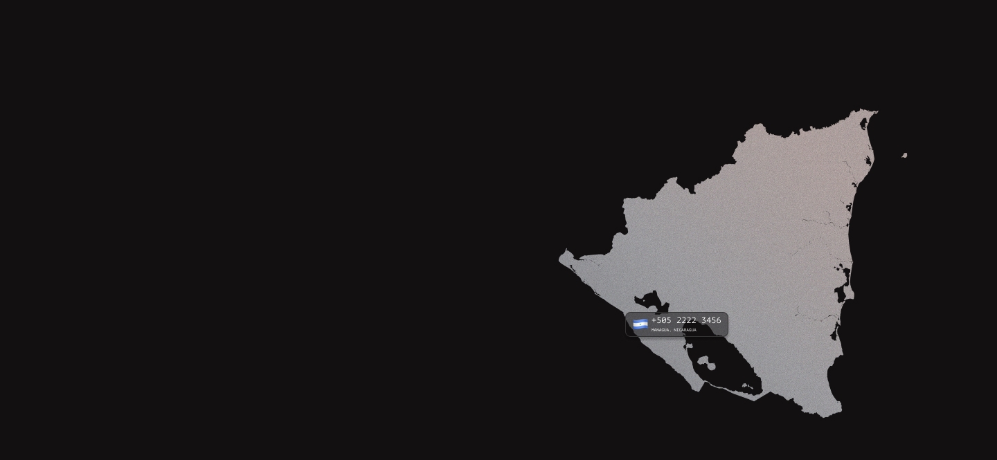 Nicaragua virtual phone numbers