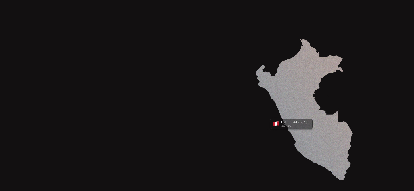 Peru virtual phone numbers