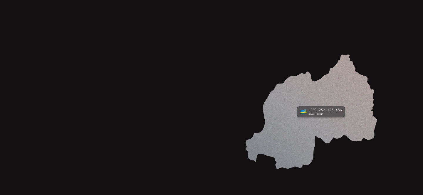 Rwanda virtual phone numbers