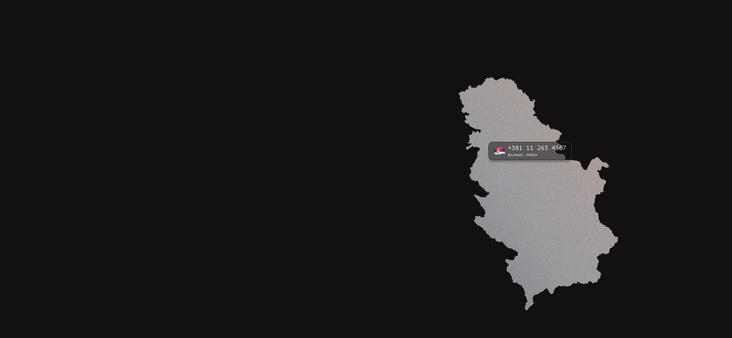 Serbia virtual phone numbers