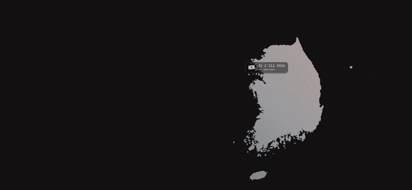 South Korea virtual phone numbers