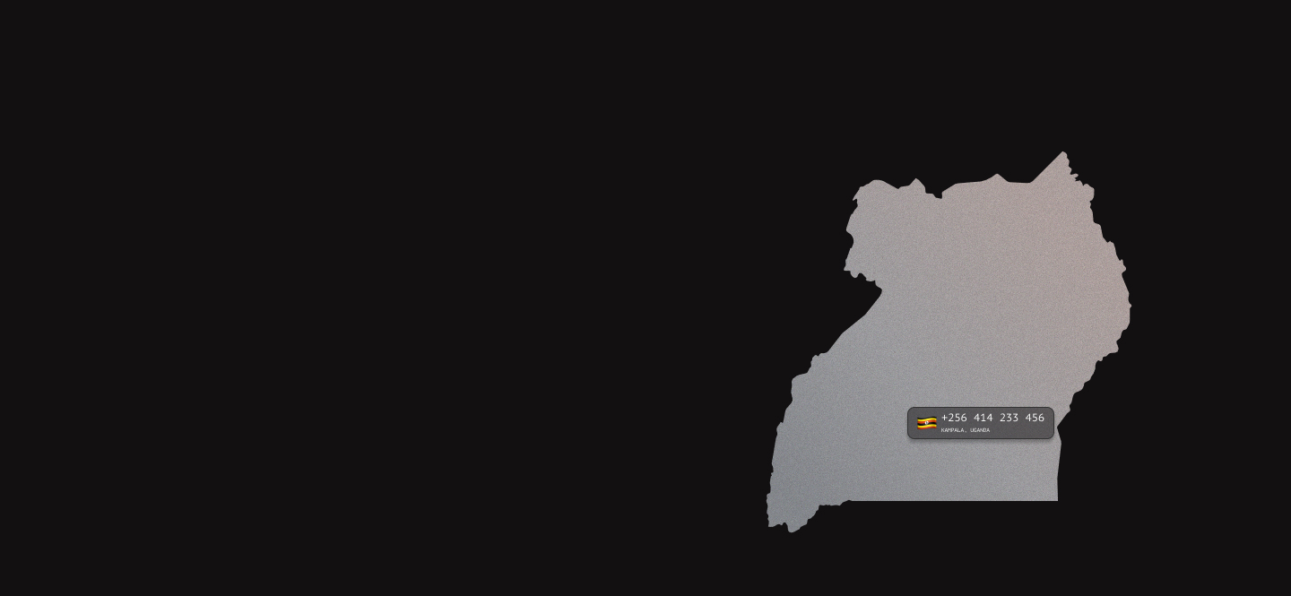 Uganda virtual phone numbers